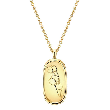 Kette BLUME gelbgold