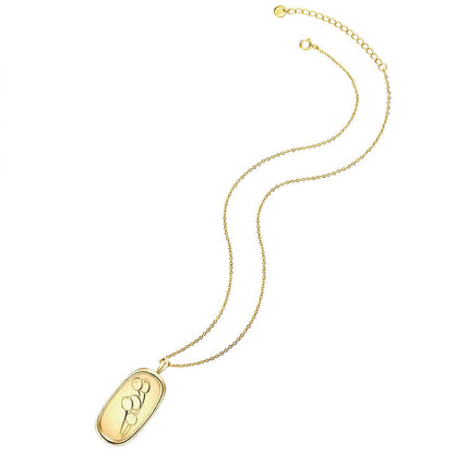 Kette BLUME gelbgold