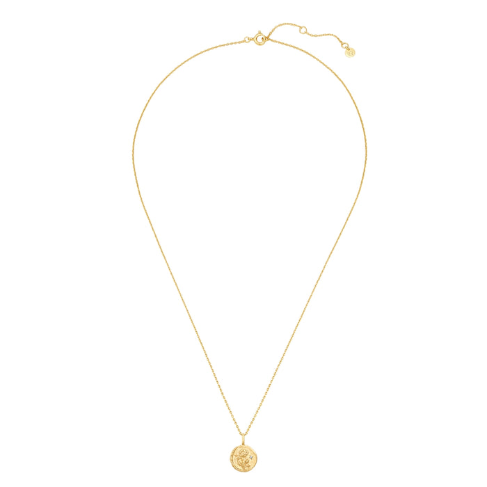 Kette gold Geburtsblume August Mohn