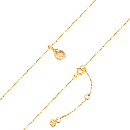 Kette mit Anhänger Zirkonia
