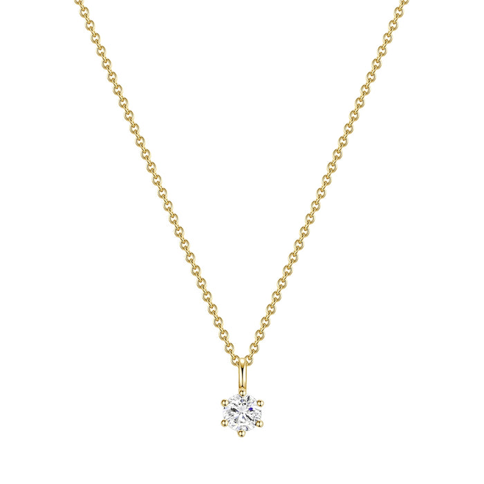 Kette mit Zirkonia gold