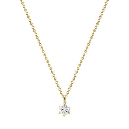 Kette mit Zirkonia gold