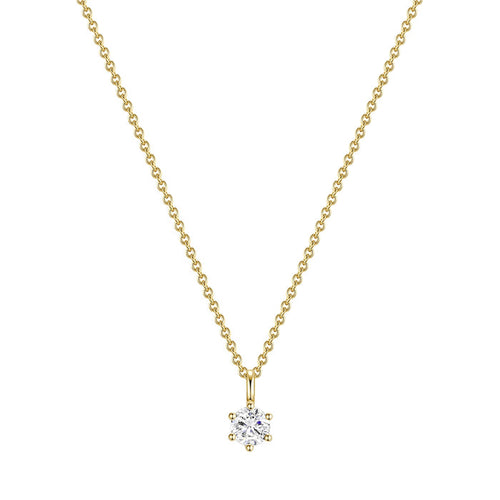 Kette mit Zirkonia gold