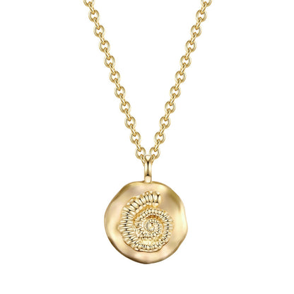 Kette MUSCHEL gelbgold