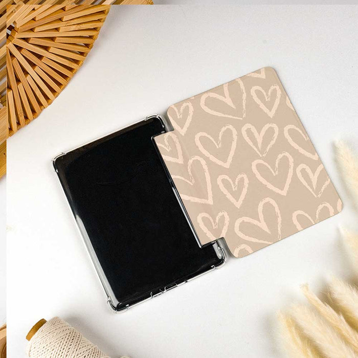 Khaki Hearts | Kindle Case
