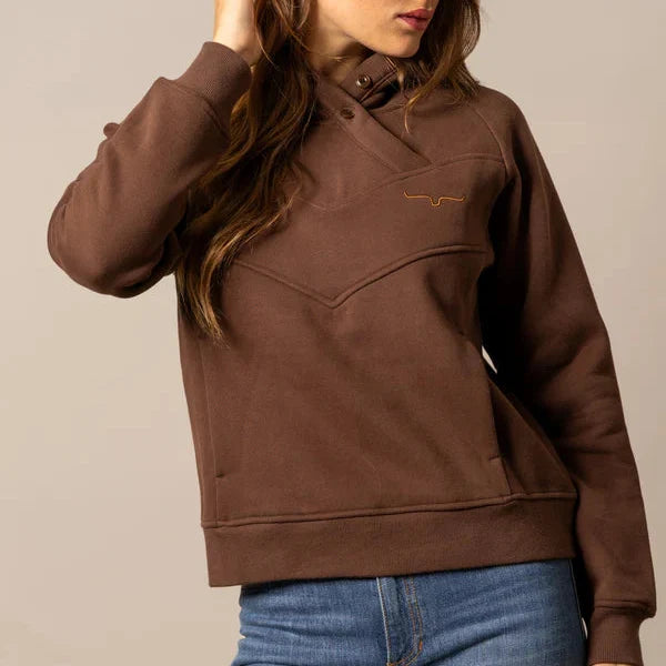 Kimes Ranch Women's Ella Western Hoodie in Brown