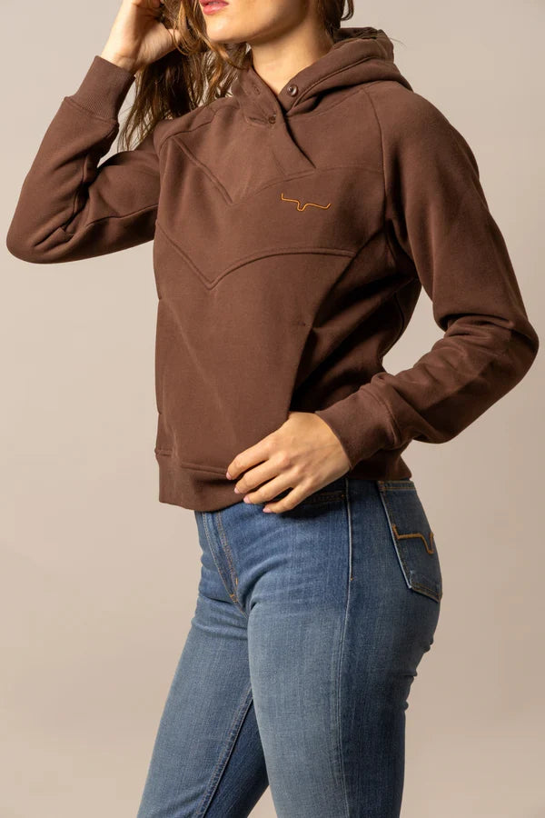 Kimes Ranch Women's Ella Western Hoodie in Brown