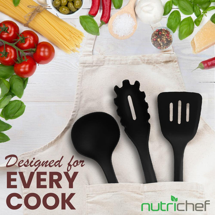 Kitchen Cooking Utensils Set - Includes Soup Ladle, Pasta Fork, And Spatula, Works With Models: Nccw14Sbr & Nccw20Sbr