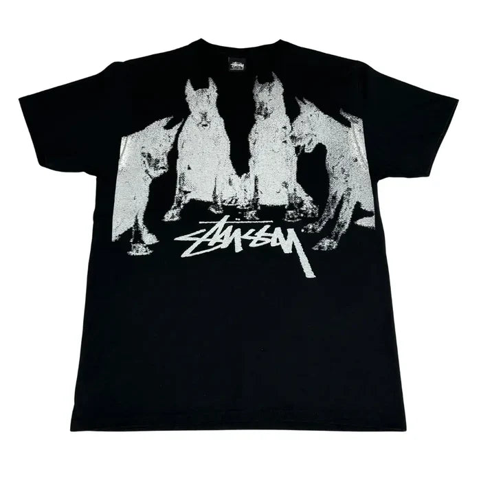 Koszulka Stussy Doberman Tee Black S STUSSY Koszulki