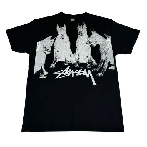 Koszulka Stussy Doberman Tee Black S STUSSY Koszulki