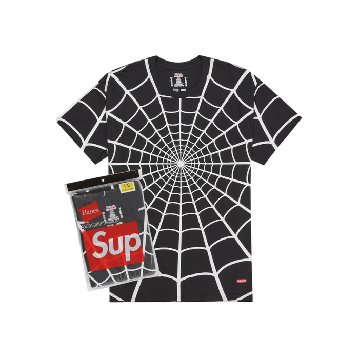 Koszulka Supreme Hanes Spider-Man Tagless Tees Black (1szt) SUPREME Koszulki