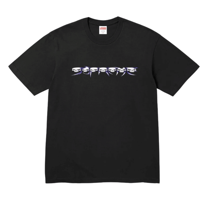 Koszulka Supreme Skulls Spellout Tee Black SUPREME Koszulki