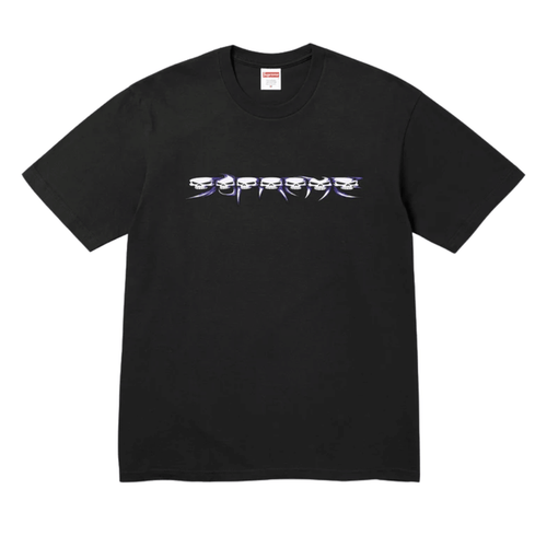 Koszulka Supreme Skulls Spellout Tee Black SUPREME Koszulki