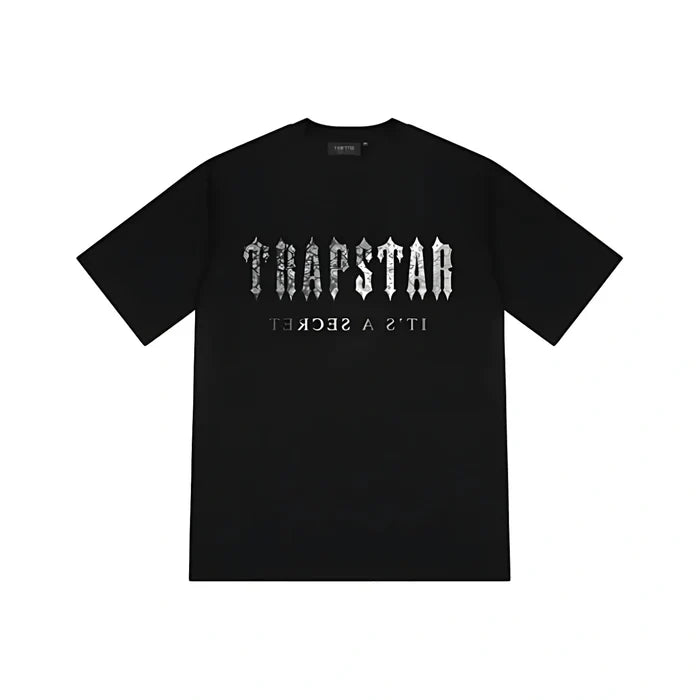 Koszulka Trapstar Decoded Paisley Monochrome Edition Tee Black TRAPSTAR Koszulki