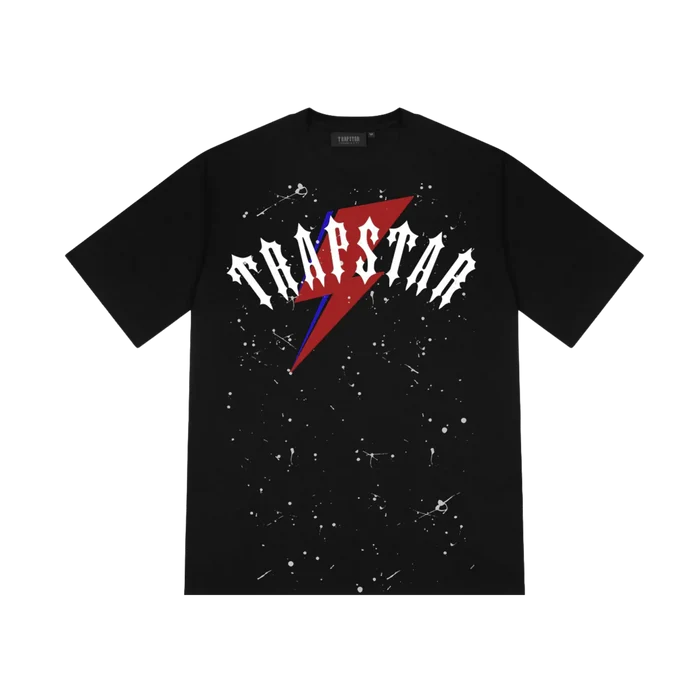 Koszulka Trapstar Flash Tee Black TRAPSTAR Koszulki