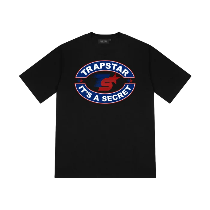 Koszulka Trapstar It's A Secret Print Tee Black TRAPSTAR Koszulki