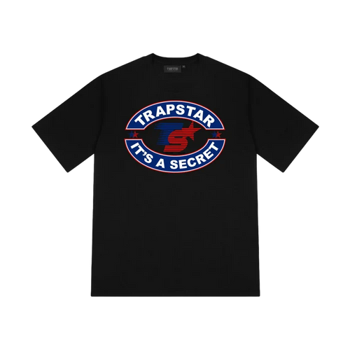 Koszulka Trapstar It's A Secret Print Tee Black TRAPSTAR Koszulki