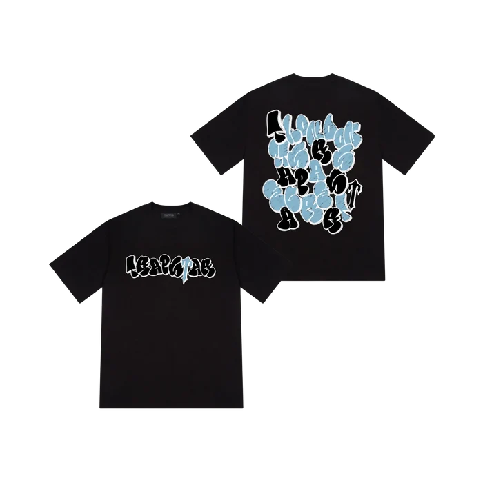 Koszulka Trapstar Wall to Wall Tee Black TRAPSTAR Koszulki