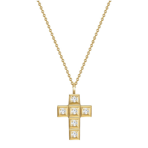 Kreuz Kette Zirkonia