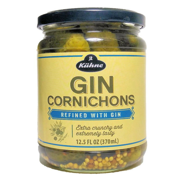 KÜHNE GIN CORNICHONS 12.5oz. jar