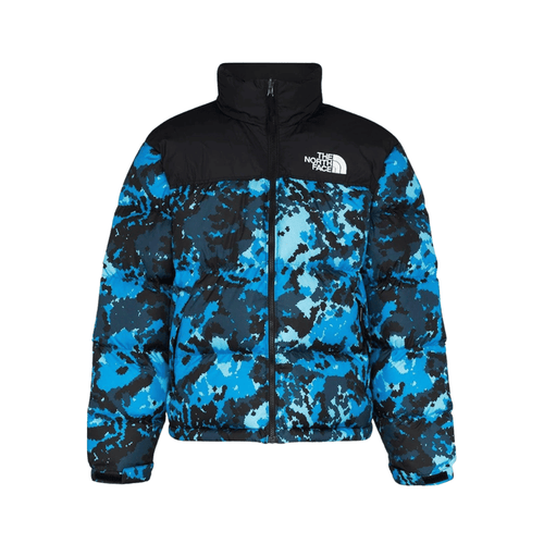 Kurtka Zimowa The North Face Nuptse Blue Camo S THE NORTH FACE Kurtki i bezrękawniki