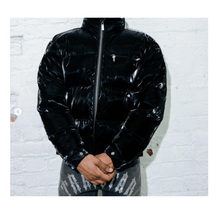 Kurtka Zimowa Trapstar Irongate T Puffer Jacket Shiny Black TRAPSTAR Kurtki i bezrękawniki
