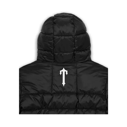 Kurtka Zimowa Trapstar It's A Secret Hooded Puffer Black TRAPSTAR Kurtki i bezrękawniki