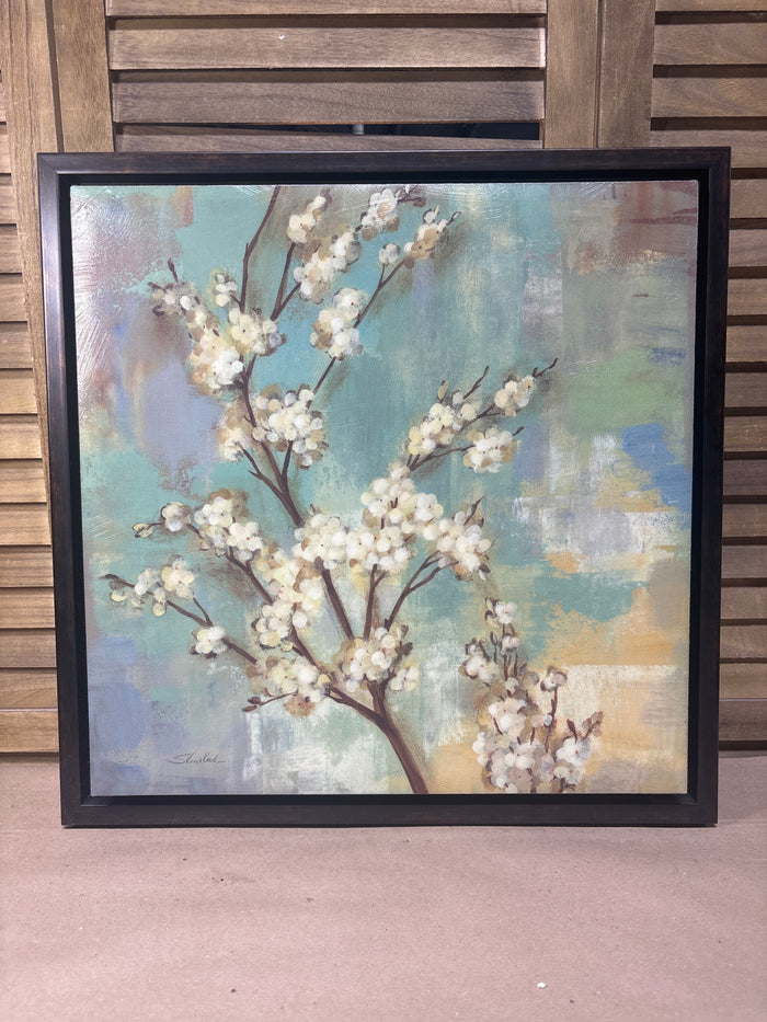 Kyoto Blossoms Print on Canvas by Silvia Vassileva; Signed (A)