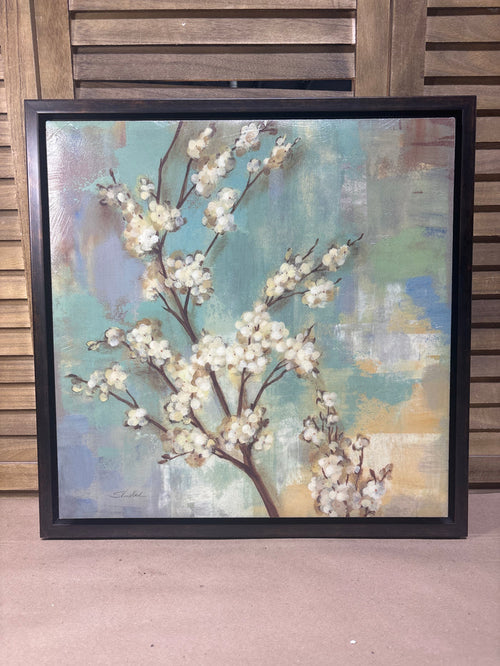 Kyoto Blossoms Print on Canvas by Silvia Vassileva; Signed (A)