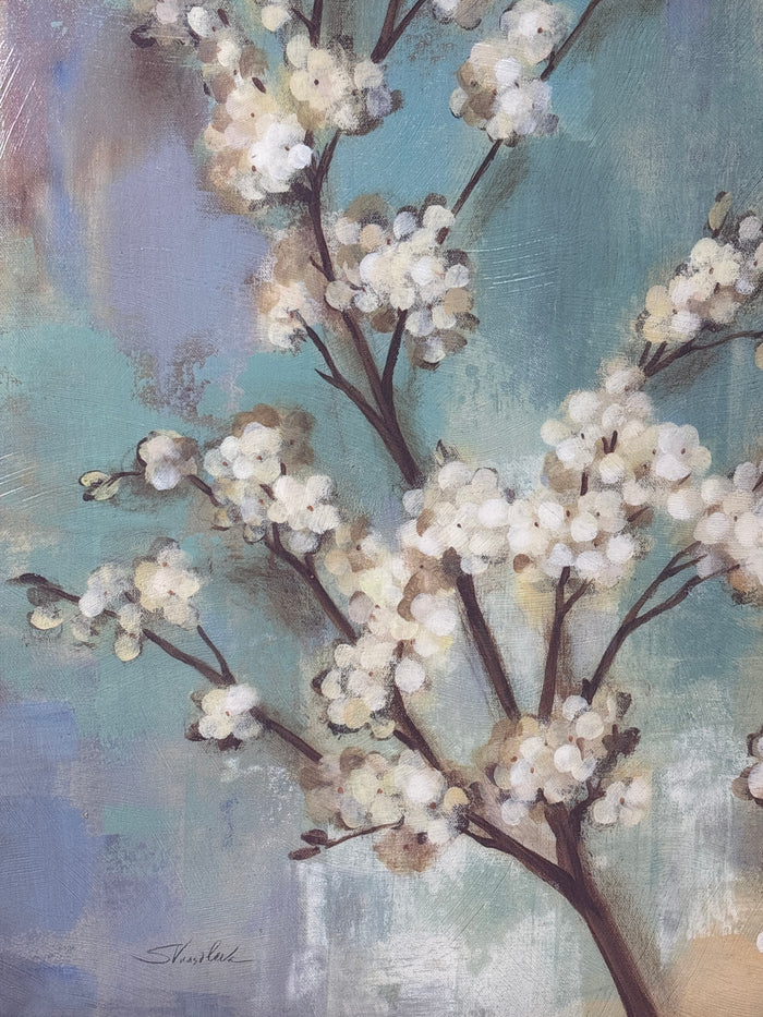 Kyoto Blossoms Print on Canvas by Silvia Vassileva; Signed (A)