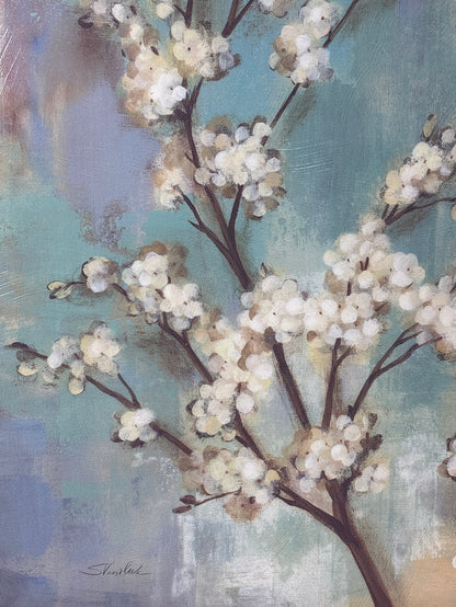 Kyoto Blossoms Print on Canvas by Silvia Vassileva; Signed (A)