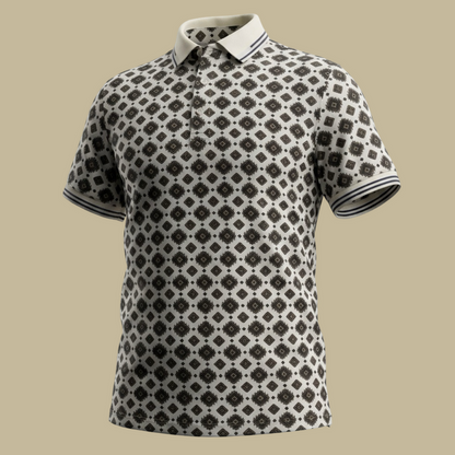 Lamasini Beige Western Graphic Tee