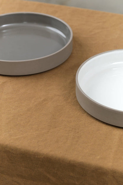 Hasami Porcelain Home Kitchen Dishware Large Glazed Shallow Bowl