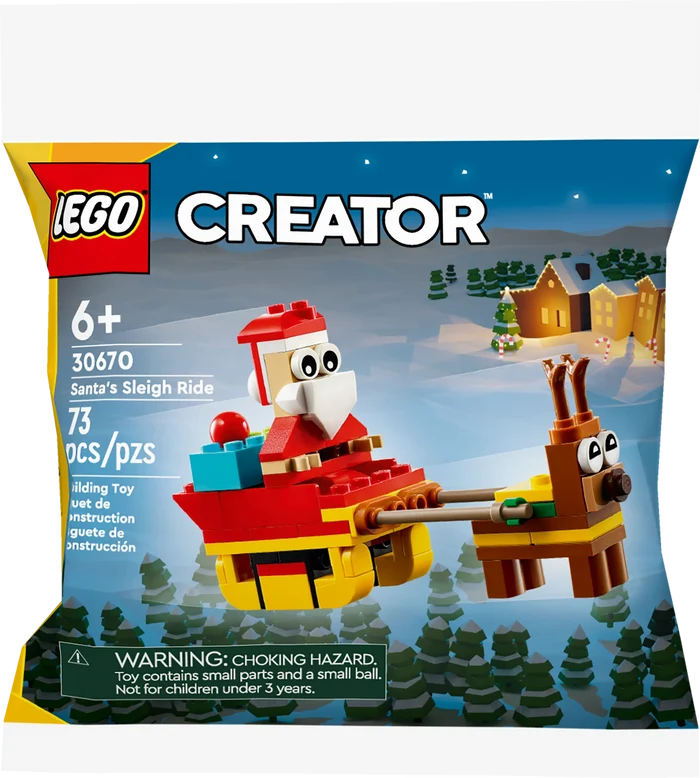 Lego: Santa's Sleigh Ride Impulse Bag Figure