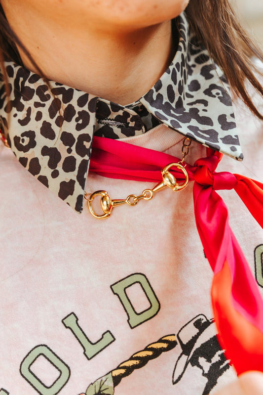 Leopard Print Collar