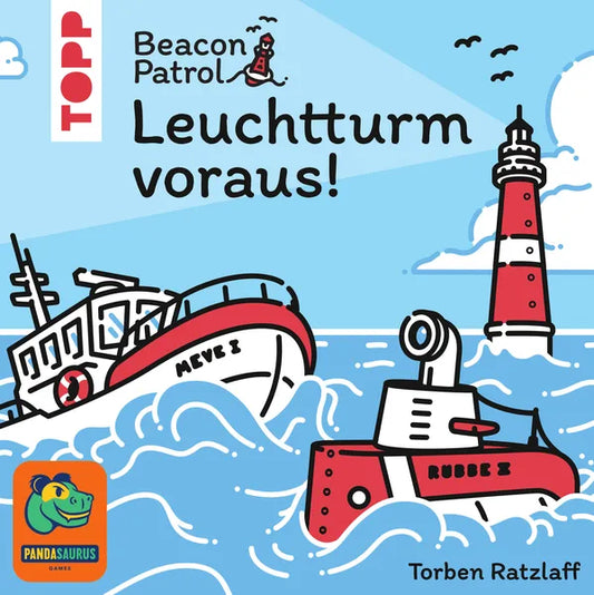 Leuchtturm voraus! inkl. der Erweiterung Schiffe & Strände - Kooperatives Plättchenlege-Puzzle