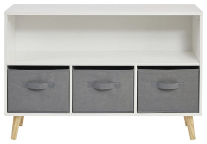 Liberty House Kids Storage Unit with Storage Bins - White ( B Grade 39527 )