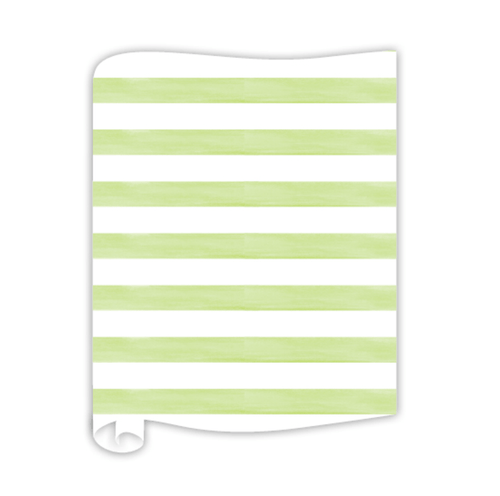 Rosanne Beck Party Lime Sherbet Cabana Stripe Runner