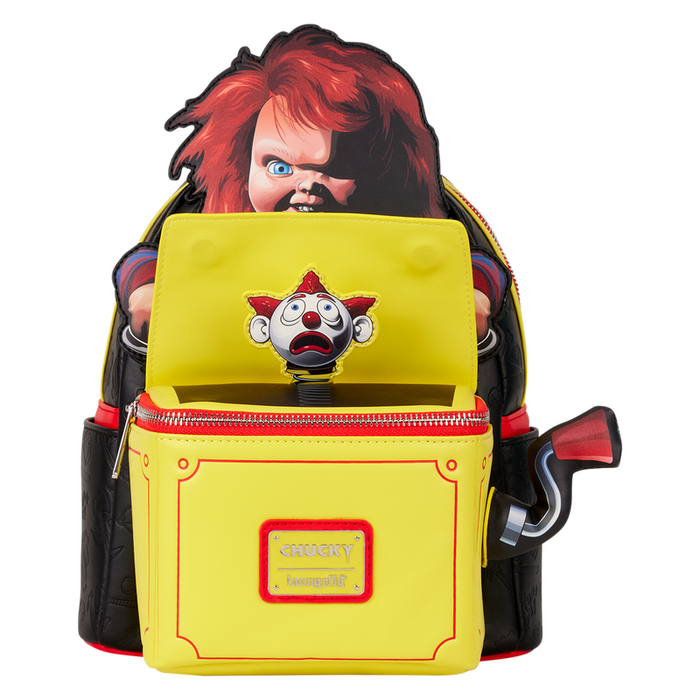Loungefly Childs Play - Chucky Pop Up Clown Cosplay Mini Backpack