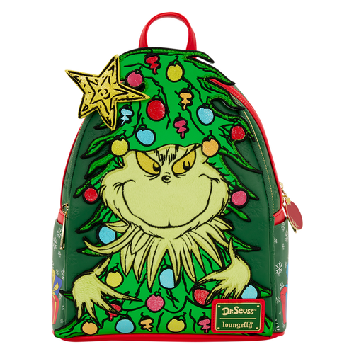 Loungefly Dr. Seuss - The Grinch Holiday Mini Backpack
