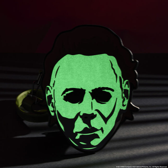 Loungefly Halloween Michael Myers Mask Glow Crossbody Bag