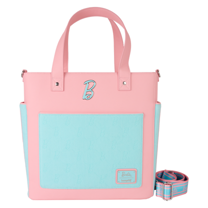 Loungefly Mattel - Classic Barbie Terry Cloth Convertible Backpack & Tote Crossbody Bag