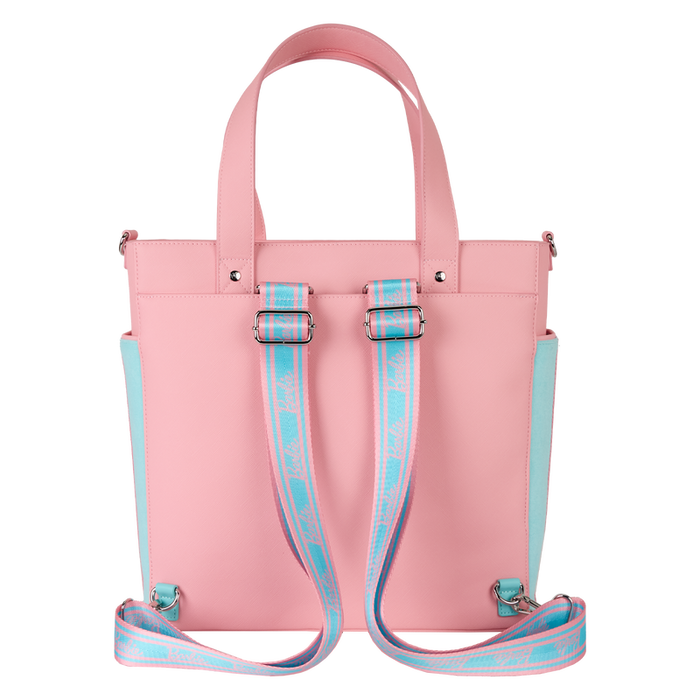 Loungefly Mattel - Classic Barbie Terry Cloth Convertible Backpack & Tote Crossbody Bag