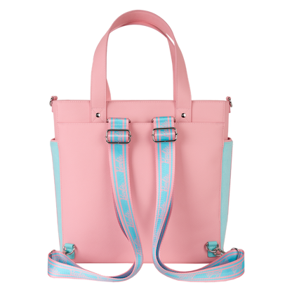 Loungefly Mattel - Classic Barbie Terry Cloth Convertible Backpack & Tote Crossbody Bag