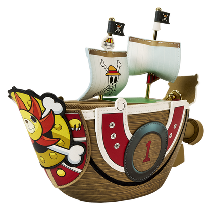 Loungefly One Piece - Thousand Sunny Ship Figural Crossbody Bag