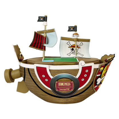 Loungefly One Piece - Thousand Sunny Ship Figural Crossbody Bag