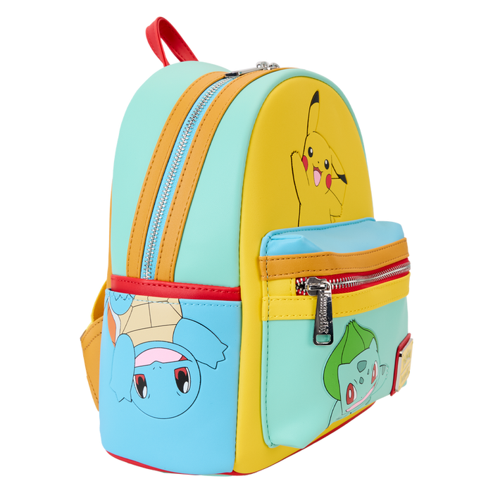 Loungefly Pokémon - Color Block Starters Mini Backpack