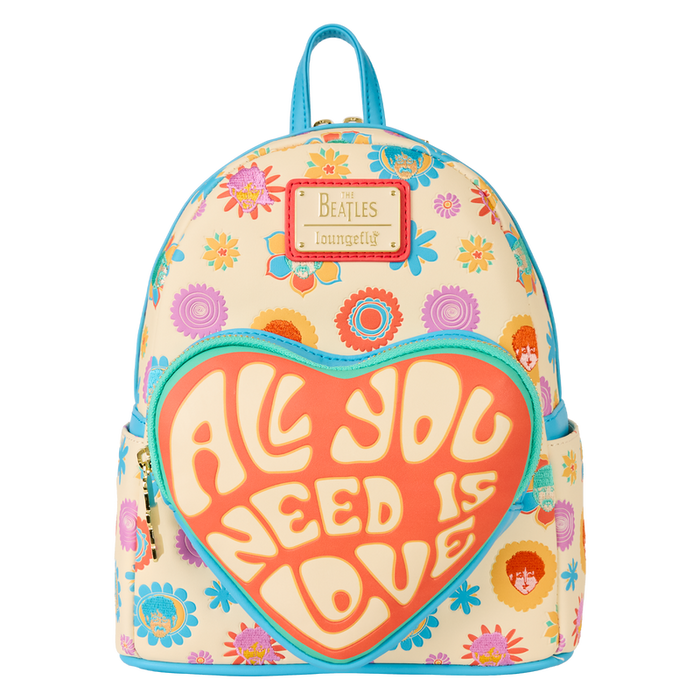 Loungefly The Beatles - All You Need Is Love Mini Backpack - Kryptonite Character Store