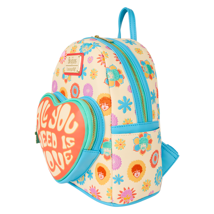 Loungefly The Beatles - All You Need Is Love Mini Backpack - Kryptonite Character Store