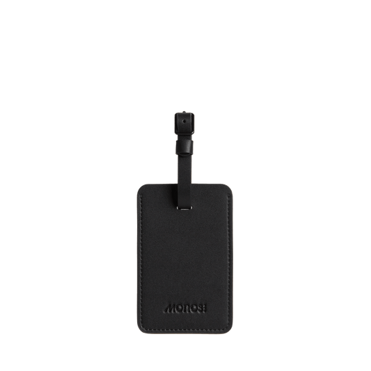 Midnight Black Scaled | Luggage Tag in Midnight Black